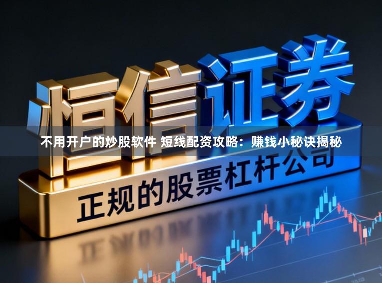 不用开户的炒股软件 短线配资攻略：赚钱小秘诀揭秘
