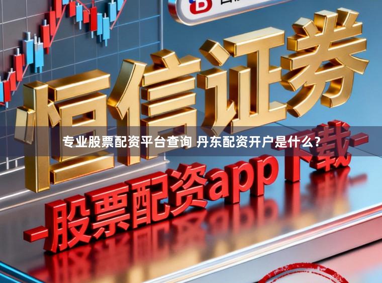专业股票配资平台查询 丹东配资开户是什么？